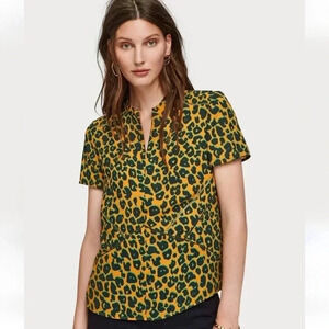 Scotch & Soda Les Filles Collection Cheetah Print Top